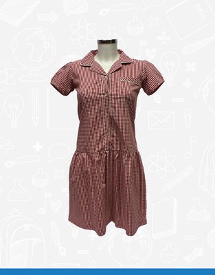 Red Ashley Check Dress (914008)