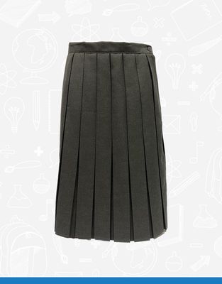 Grey Fixed Waist Skirt (SS 226)
