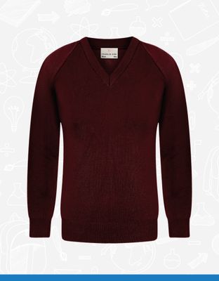 Maroon V-Neck (4406)