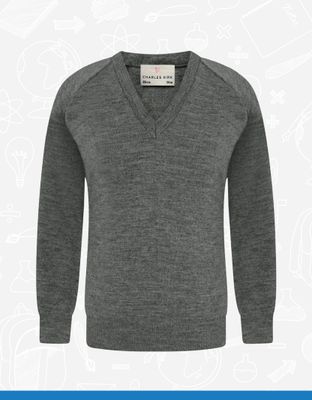 Grey V-Neck (4406)
