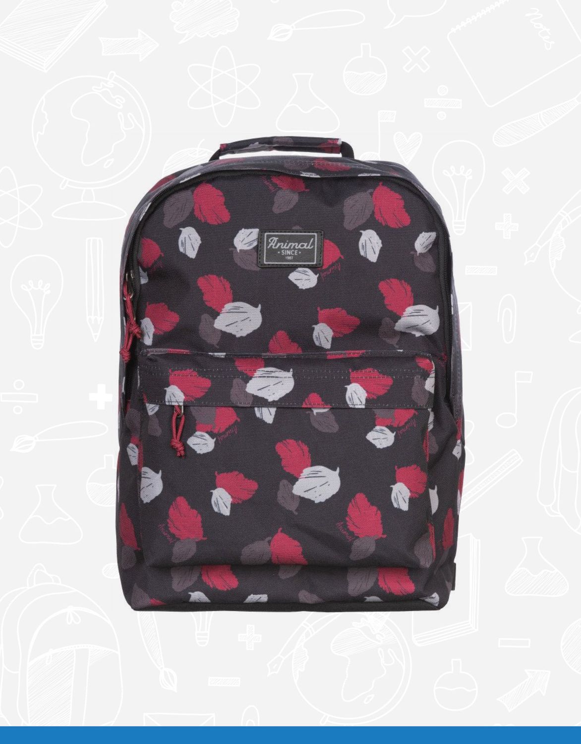 Animal 'Succeed' Backpack, Colour: Falling Leaves