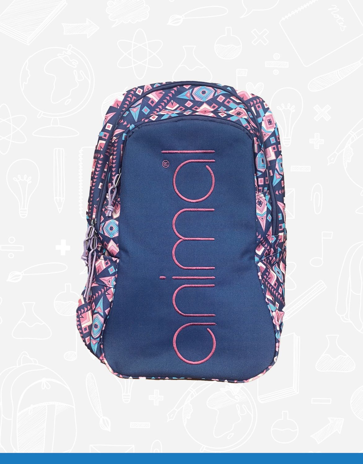 Animal 'Bright' Backpack, Colour: Geometric