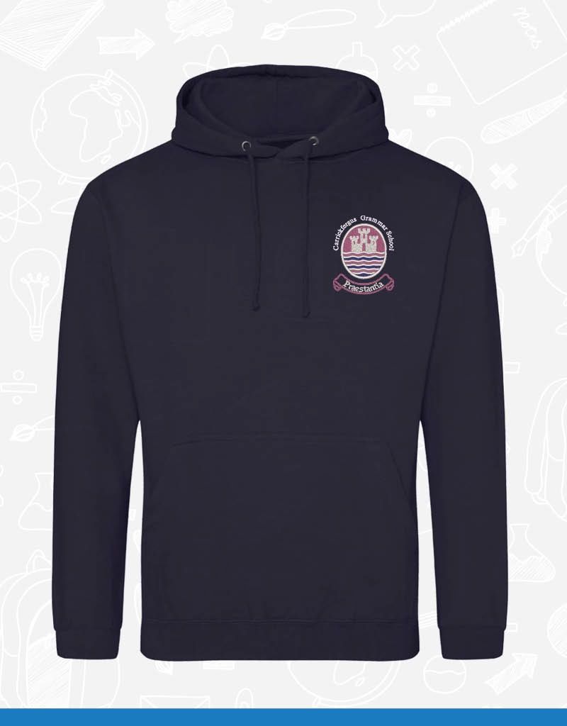 Carrickfergus Grammar Plain Hoodie