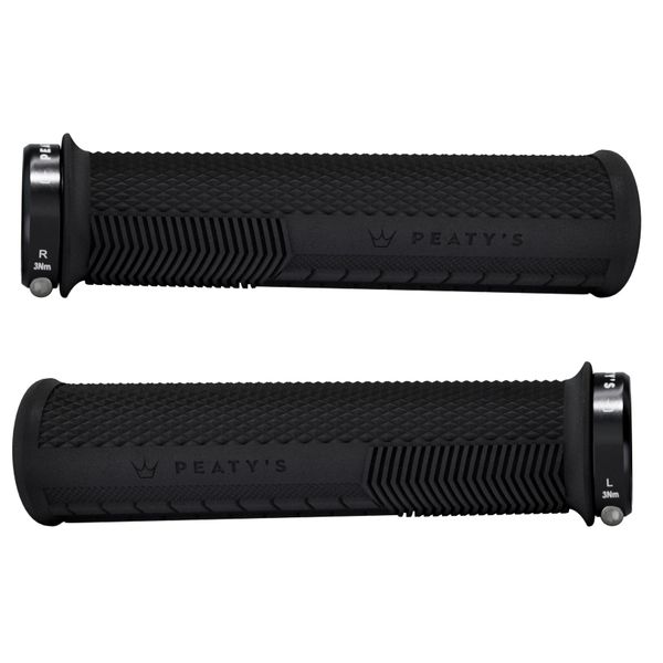 Peaty's Grip Monarch Knurl , Color: black, Size: thin