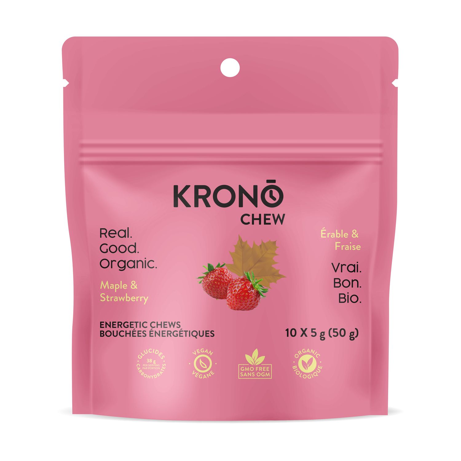 Krono Chew, Color: maple &amp; strawberry
