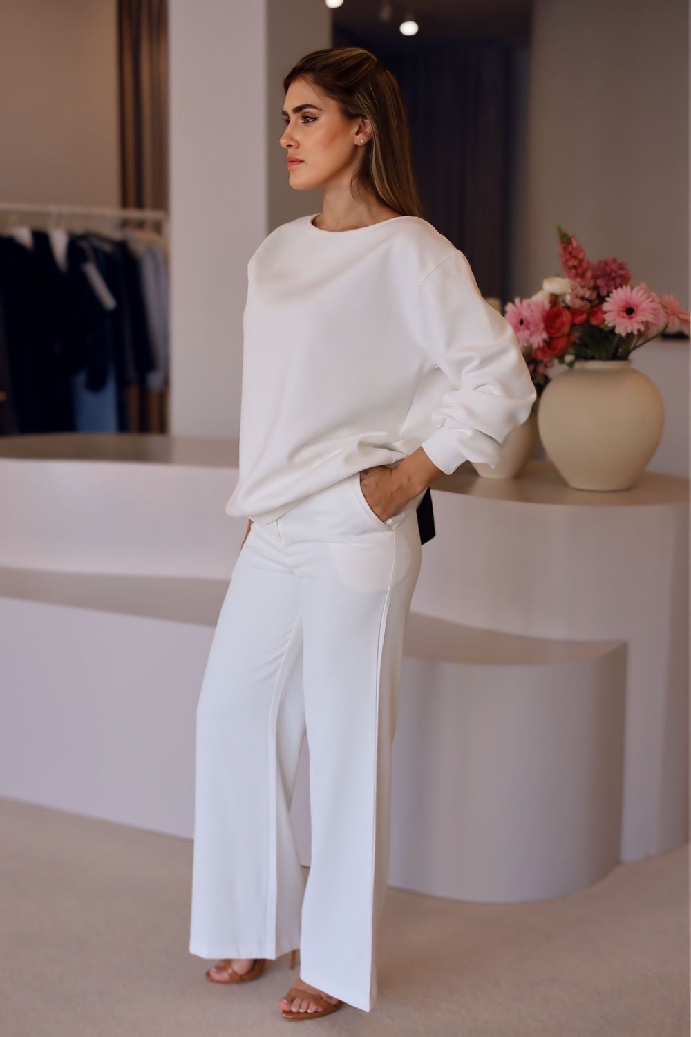 CALÇA CLÁSSICA BRANCA
