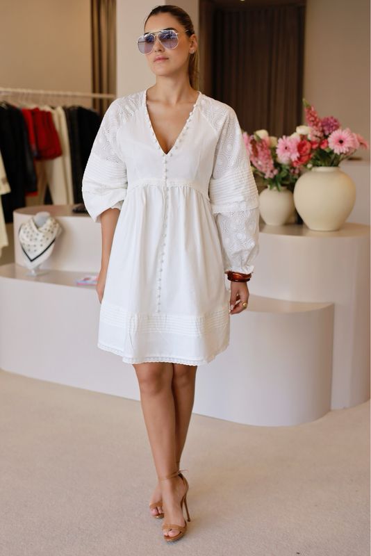 VESTIDO BORDADO INGLÊS VESTIDO BORDADO INGLÊS