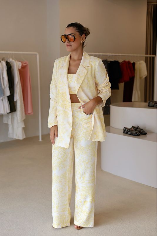 FATO COMPLETO (blazer/top/calça)