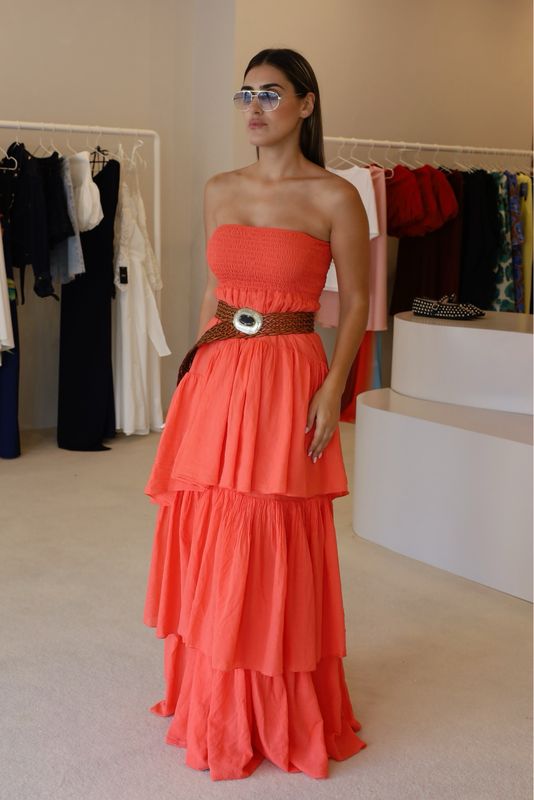 VESTIDO LARANJA