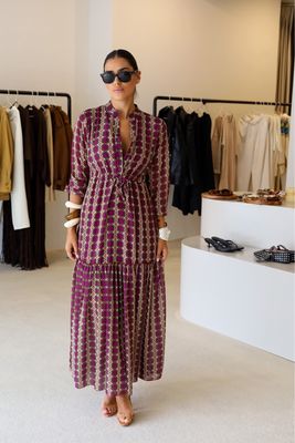 VESTIDO BORDÔ