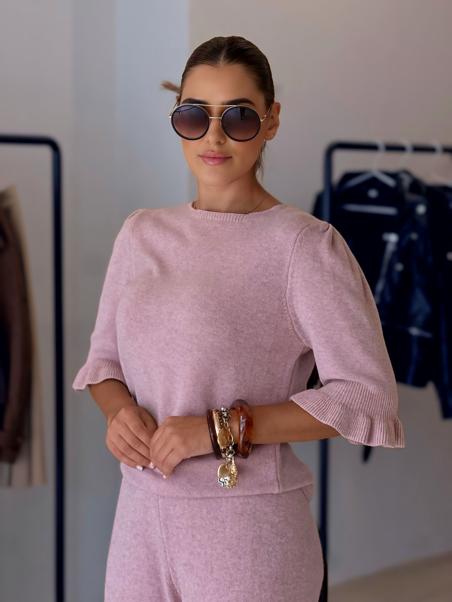 CONJUNTO DE MALHA ROSA