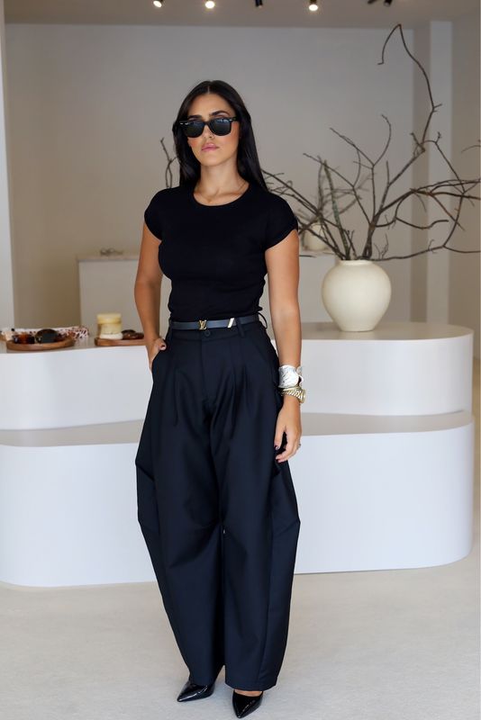 CALÇA BALLON PRETA