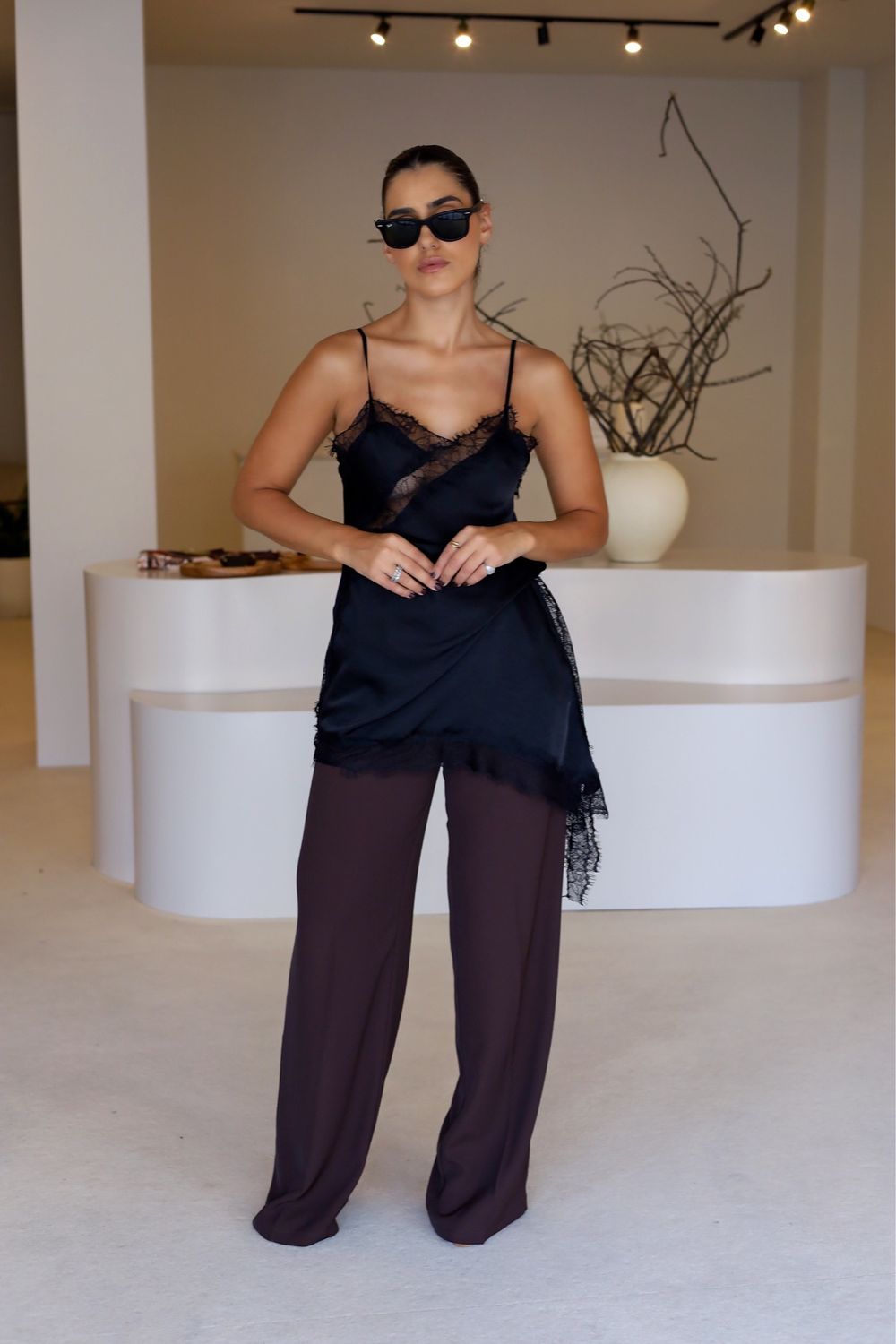 CALÇA CLÁSSICA CASTANHO CHOCOLATE