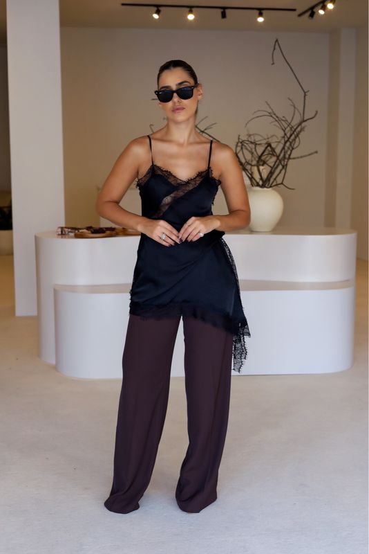 CALÇA CLÁSSICA CASTANHO CHOCOLATE