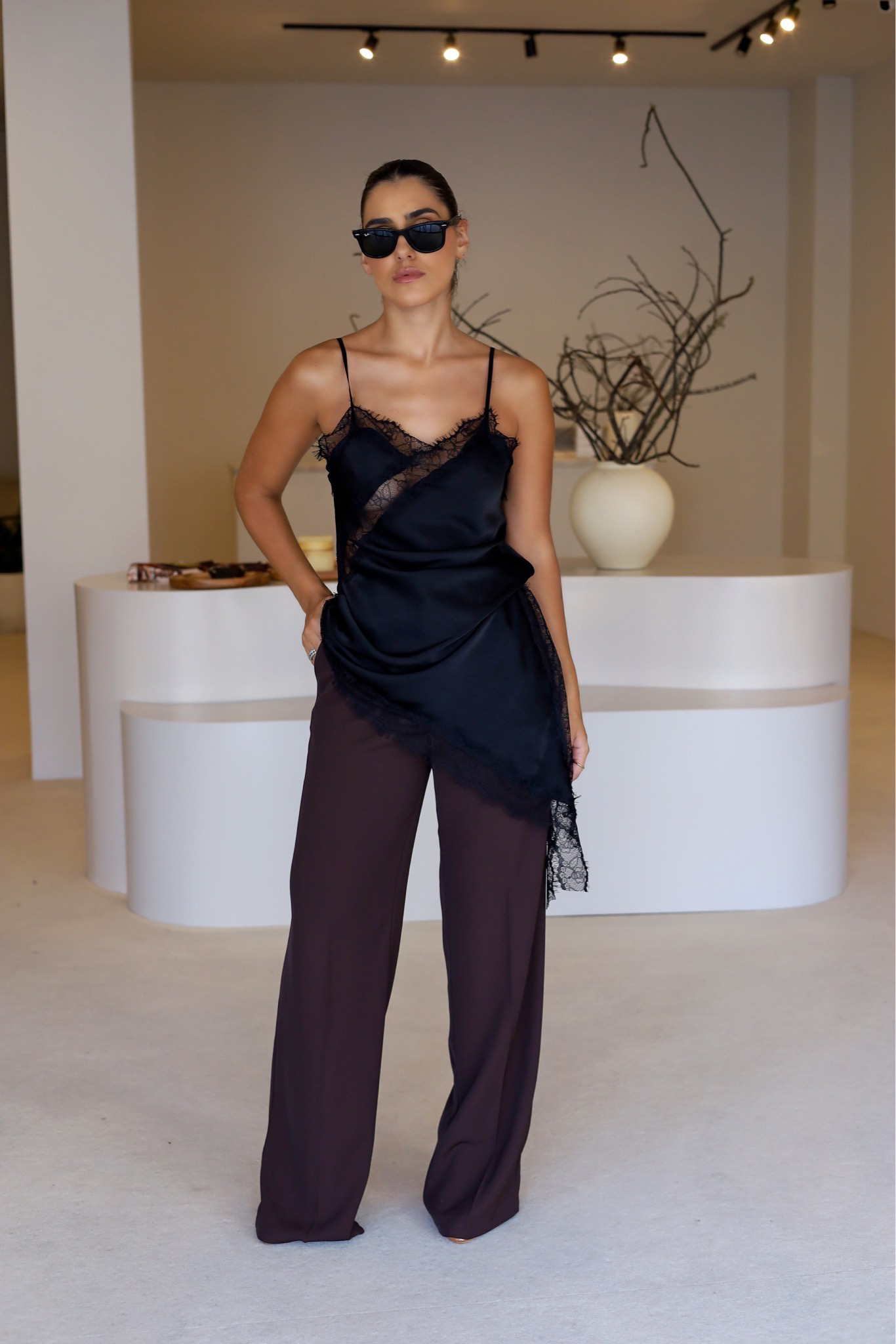 CALÇA CLÁSSICA CASTANHO CHOCOLATE