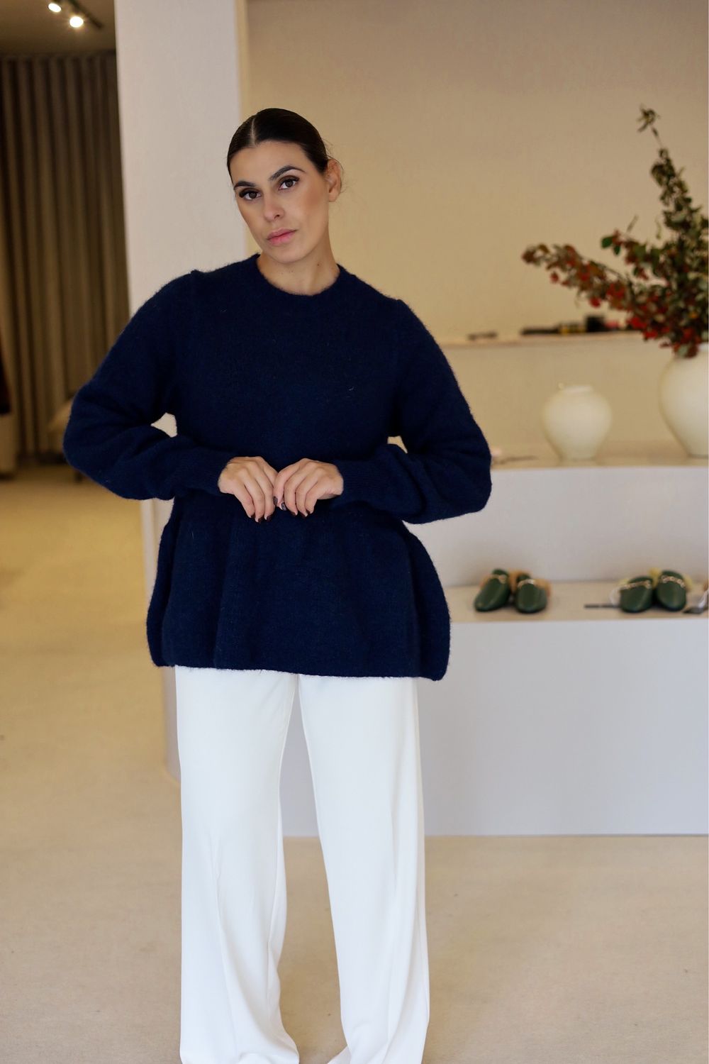 CAMISOLA AZUL MARINHO