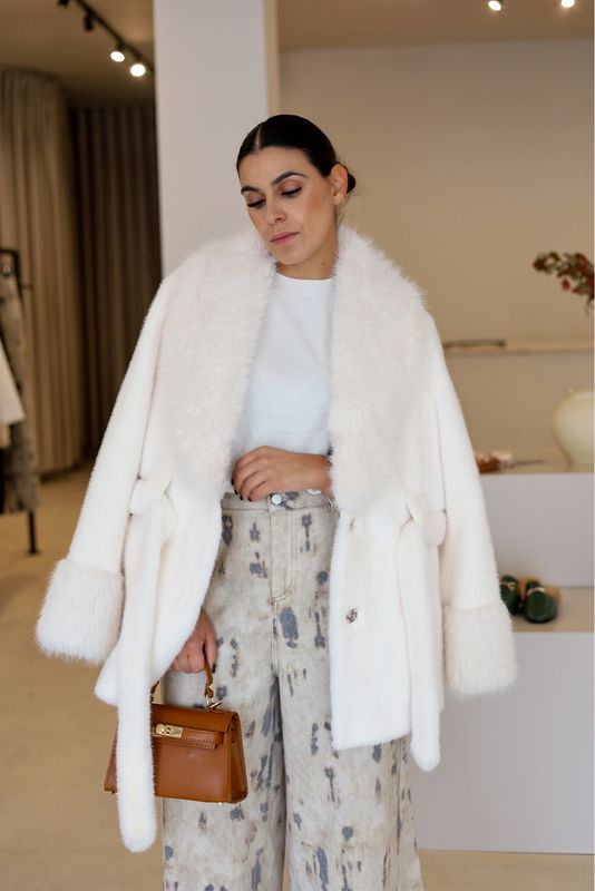 CASACO DE PELO PÉROLA