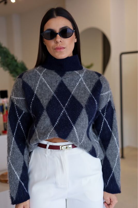 CAMISOLA MALHA LOSANGOS (várias cores) CAMISOLA MALHA LOSANGOS (várias cores)