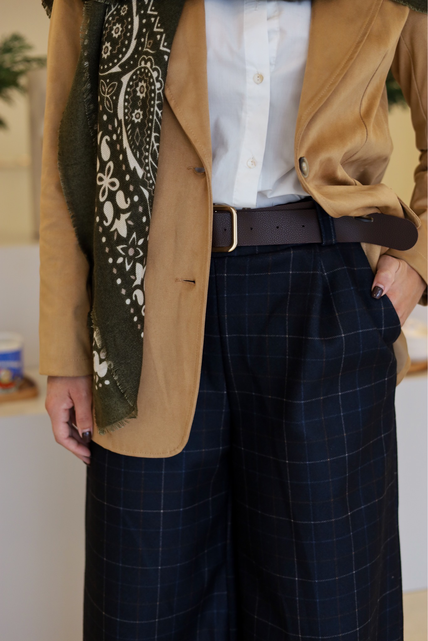 BLAZER EFEITO CAMURÇA