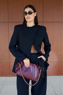 BLAZER CRUZADO COM FITA LUMINA