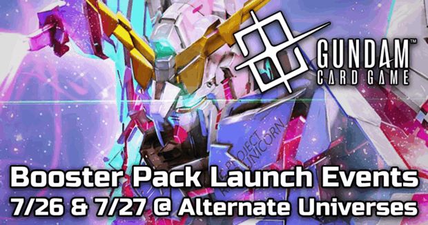 AU BLUE BELL - Gundam Booster Pack Launch Event - July 26th