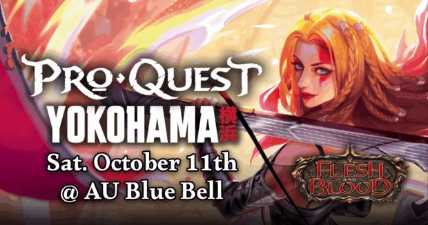 AU BLUE BELL - October 11 -  Flesh and Blood ProQuest Yokohama