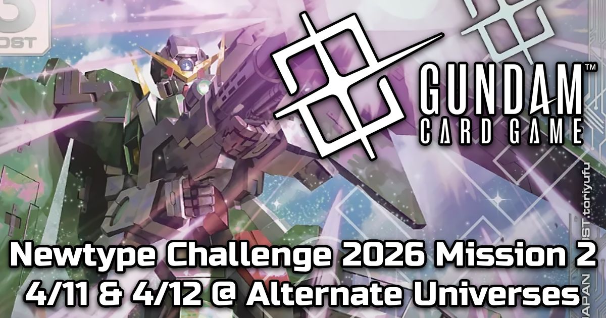 AU WILMINGTON - April 12 - Gundam NEWTYPE Challenge 2026 Mission 2