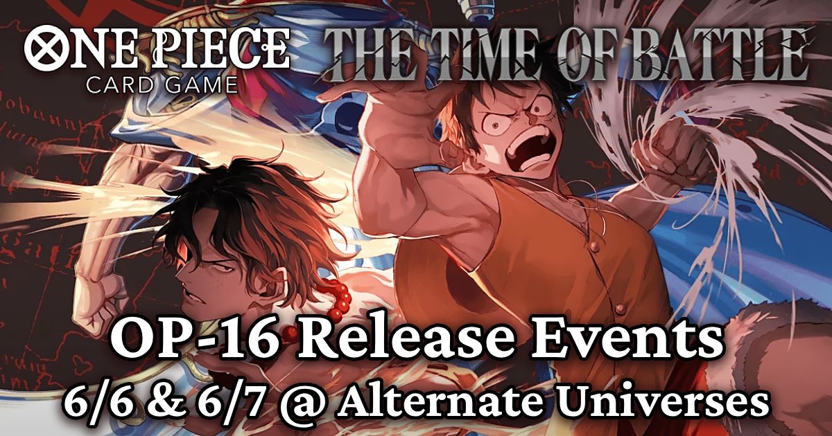 AU HOLMES - June 7th - The Time of Battle OP16 Release Event