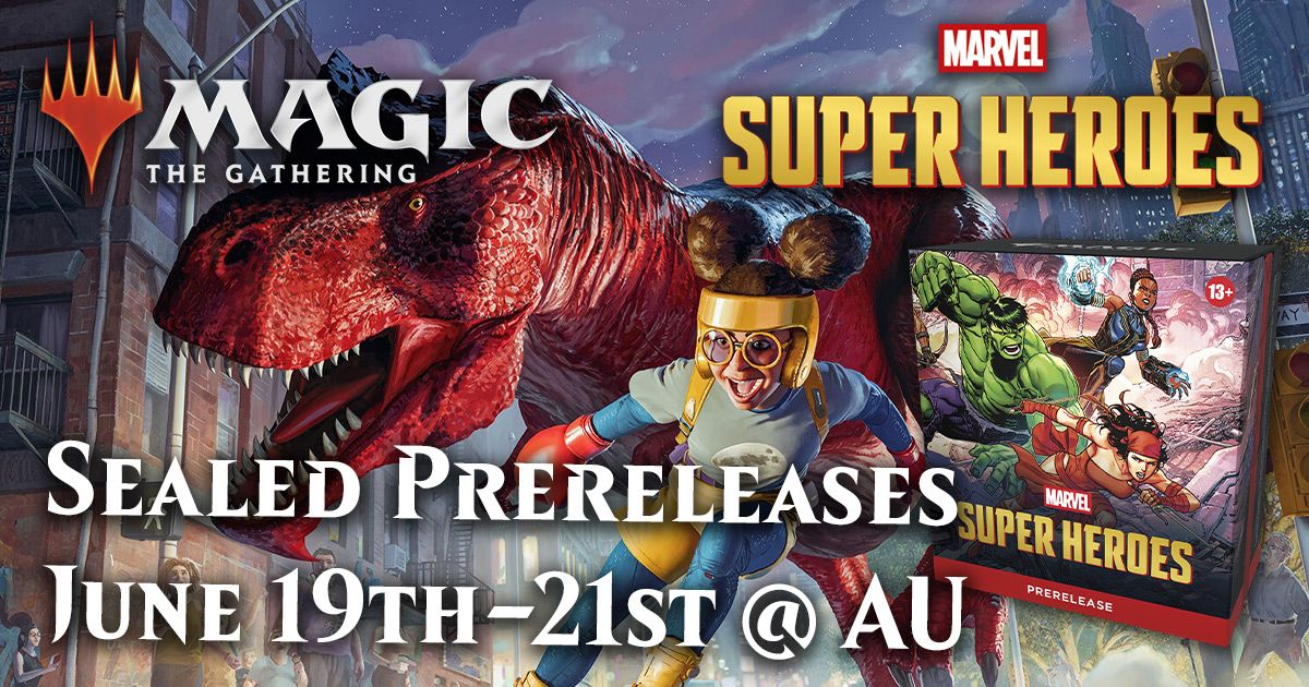 AU BLUE BELL - June 20 - Noon - 2 Headed Giant - Marvel Super Heroes Premier Prerelease Entry Fee