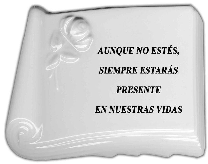 Pergamino Serie Garden con flor