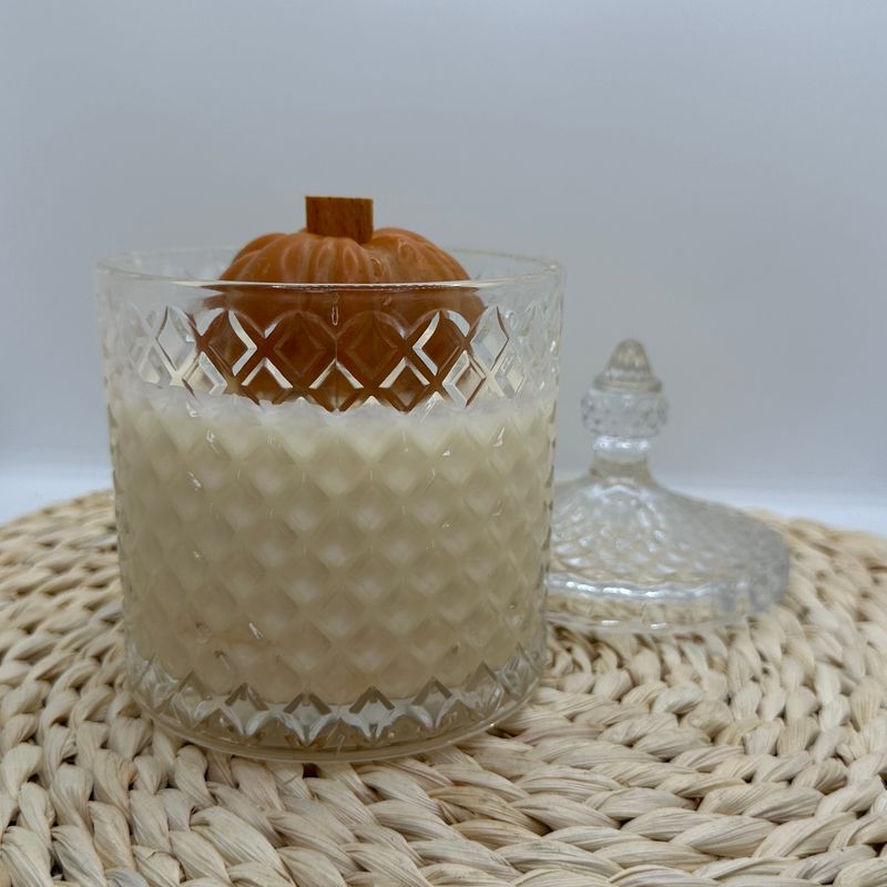 Halloweenowa świeca sojowa - Pumpkin Pie 500g