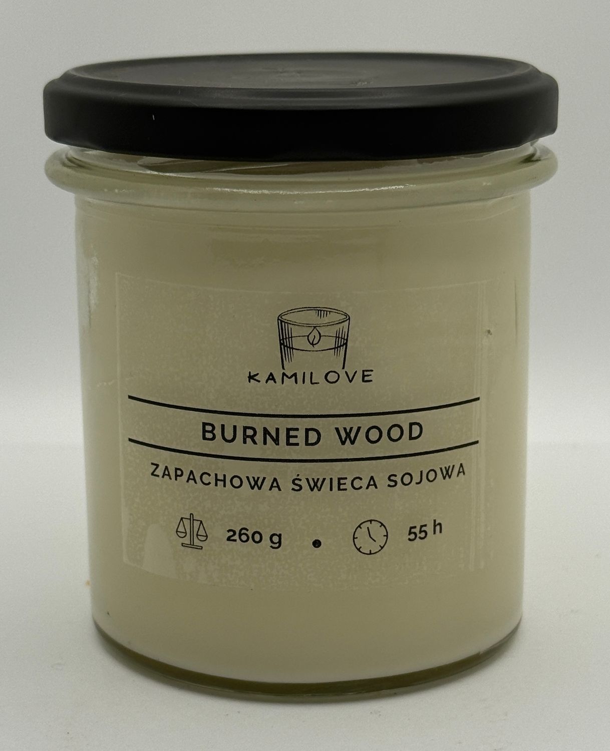 Świeca sojowa BURNED WOOD