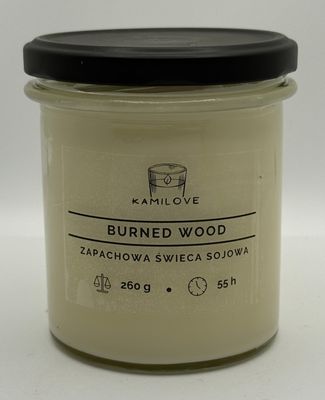 Świeca sojowa BURNED WOOD