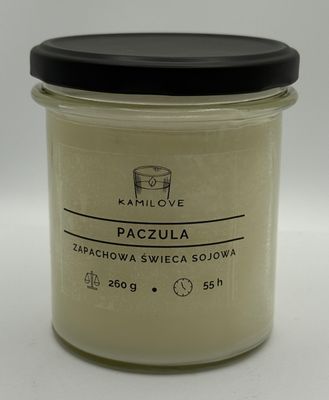 Świeca sojowa PACZULA