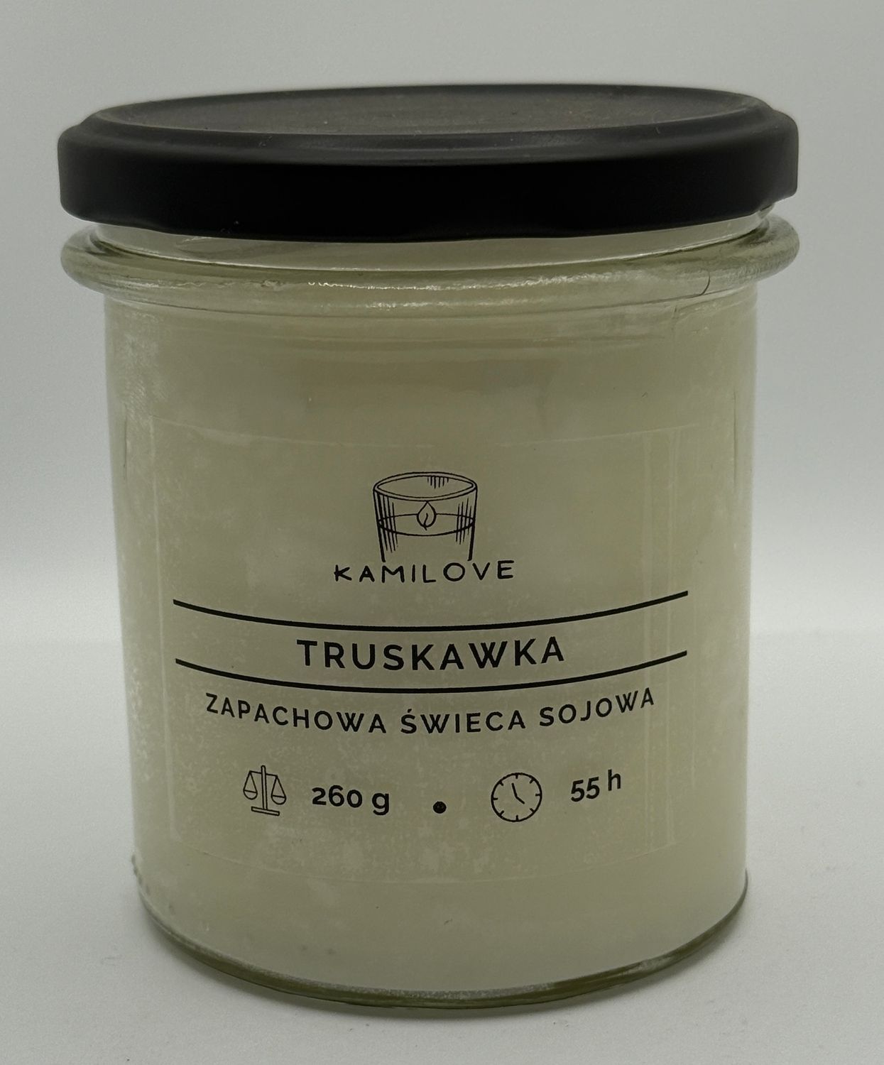 Świeca sojowa TRUSKAWKA