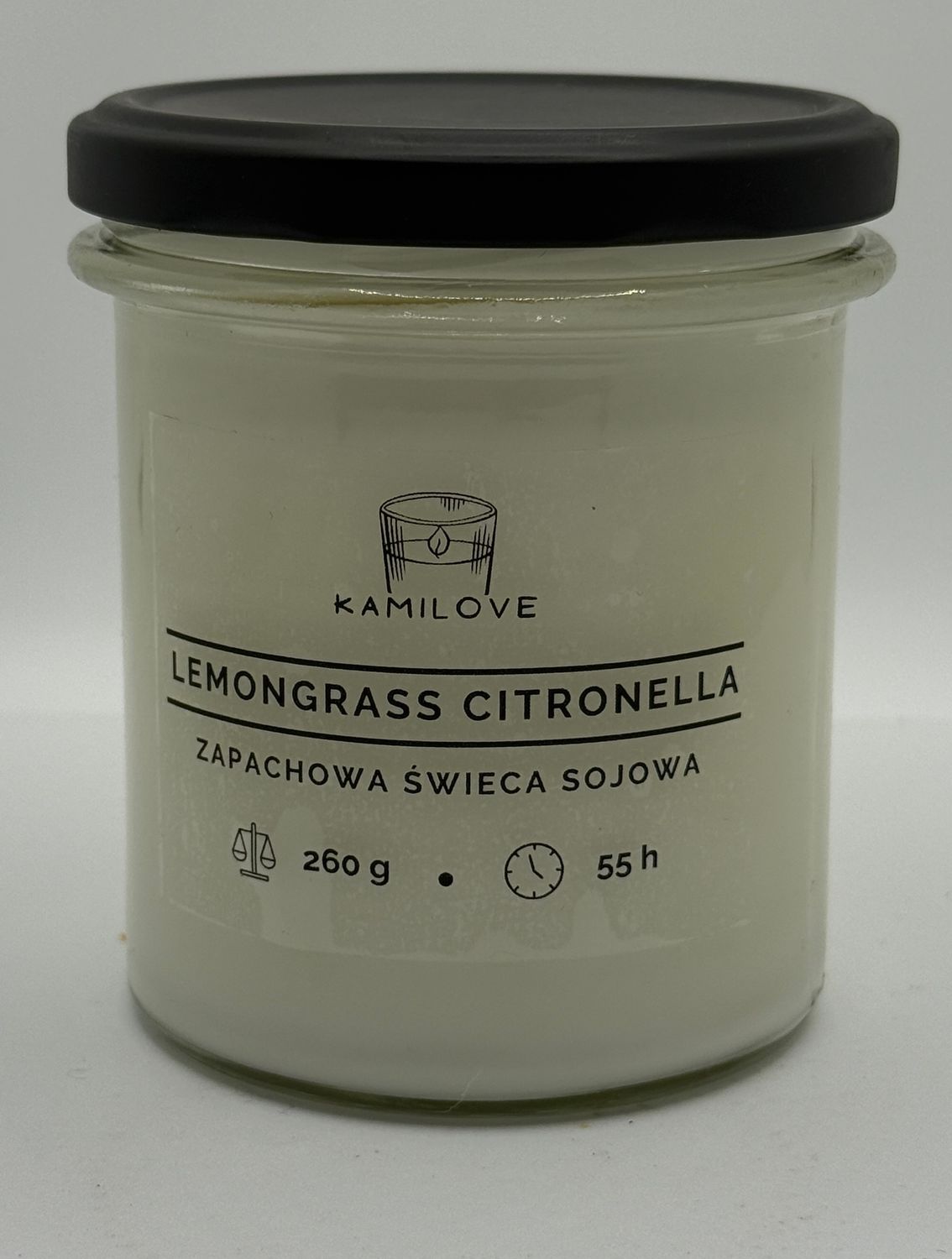 Świeca sojowa LEMONGRASS CITRONELLA