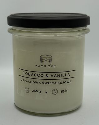 Świeca sojowa TOBACCO &amp; VANILLA