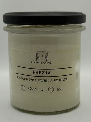 Świeca sojowa FREZJA
