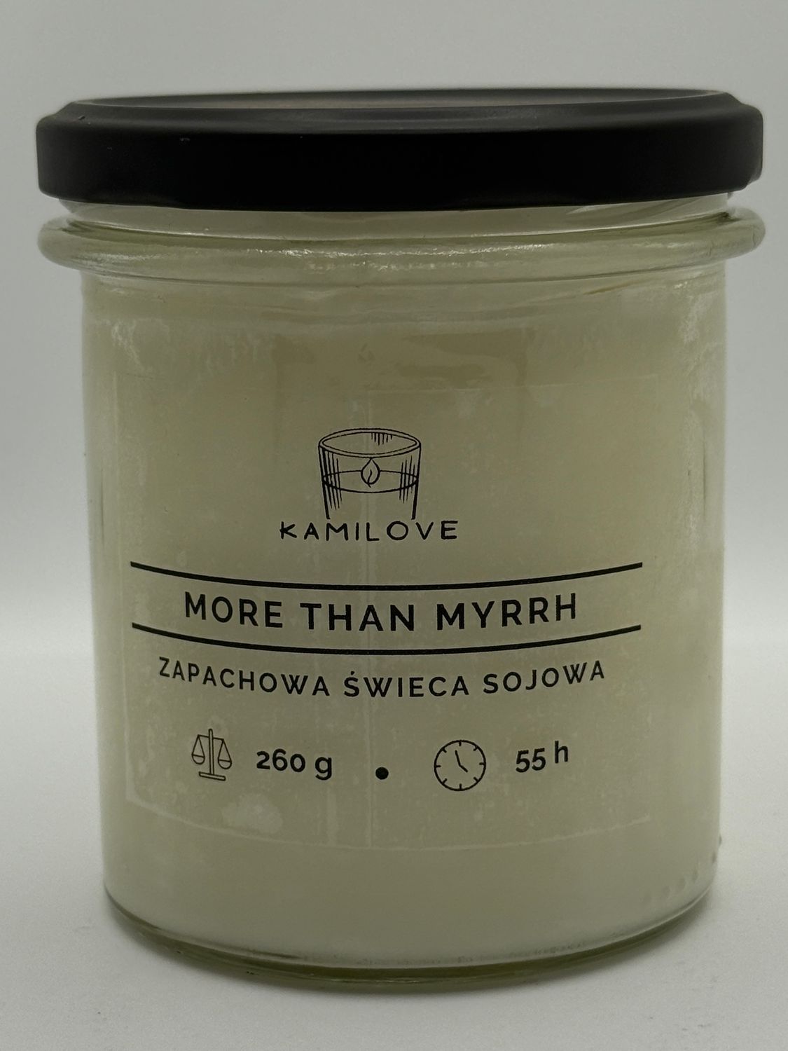 Świeca sojowa MORE THAN MYRRH