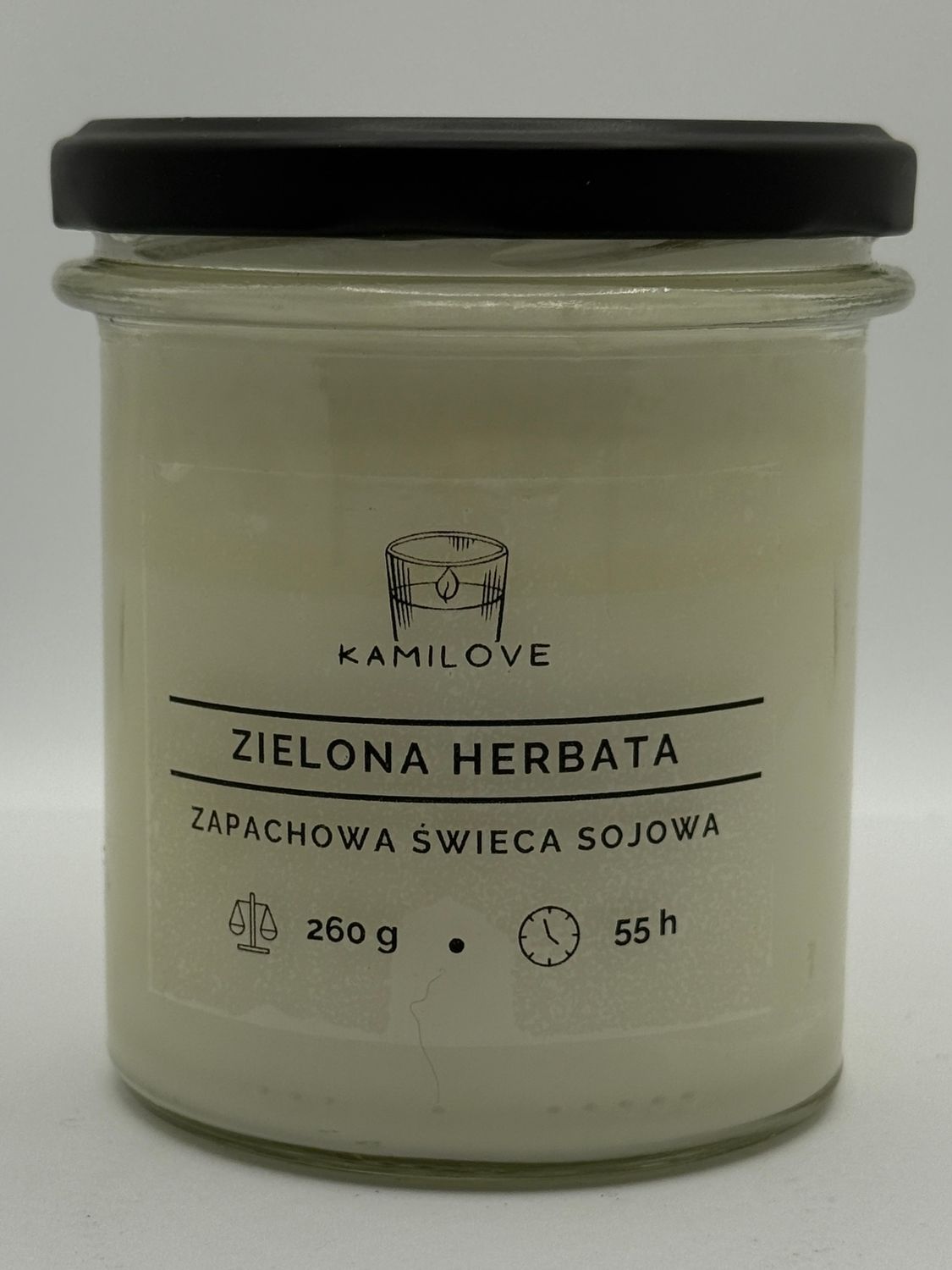 Świeca sojowa ZIELONA HERBATA