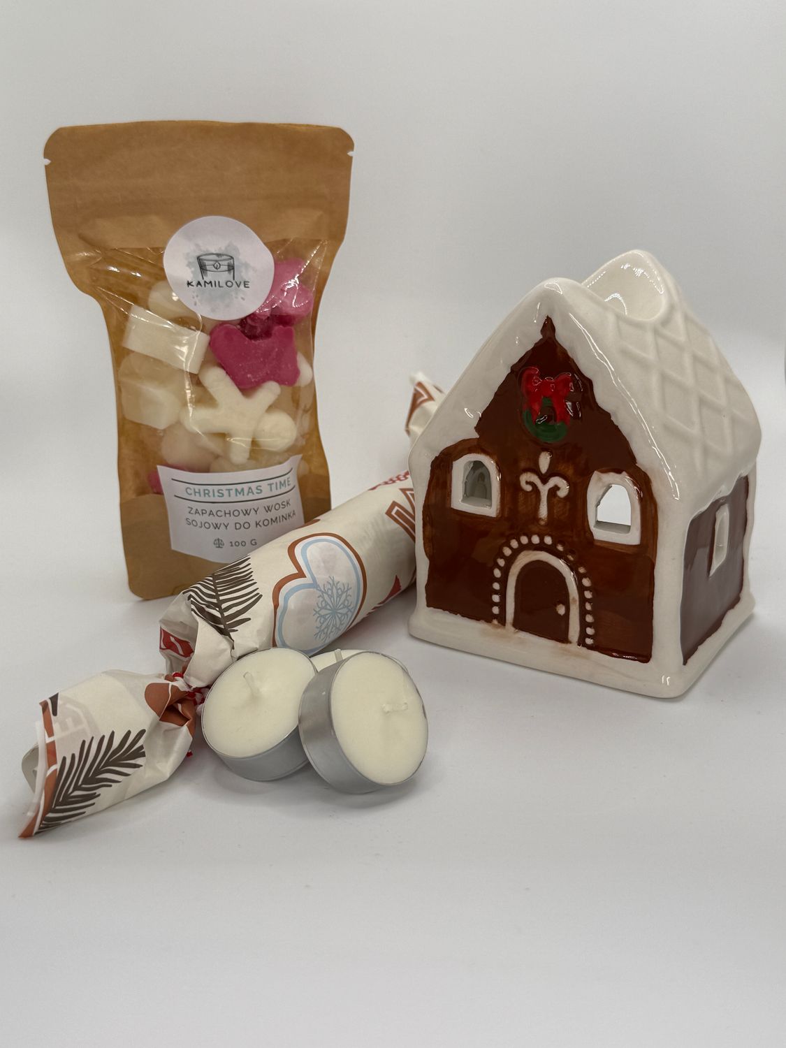 Pachnący Box świąteczny brązowy domek - CHRISTMAS TIME