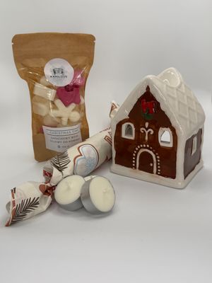 Pachnący Box świąteczny brązowy domek - CHRISTMAS TIME