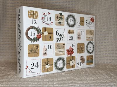 Kalendarz adwentowy - Mini świece sojowe