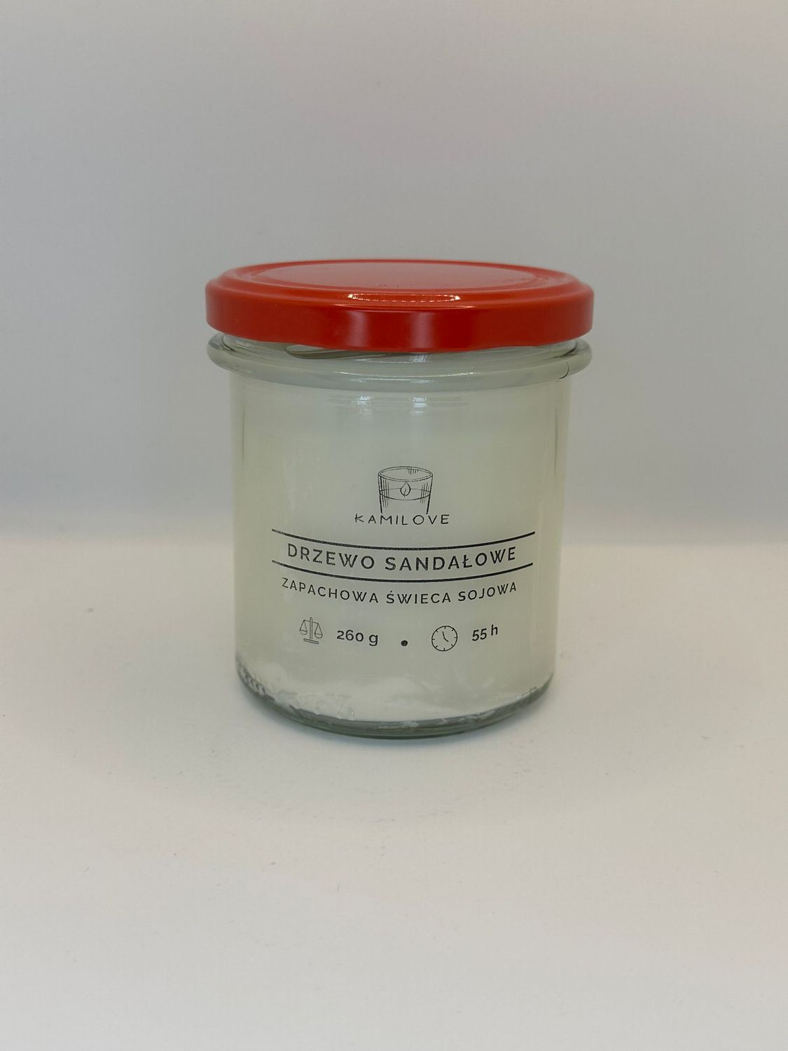 Świeca sojowa DRZEWO SANDAŁOWE