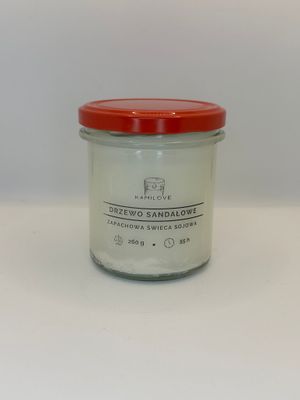 Świeca sojowa DRZEWO SANDAŁOWE