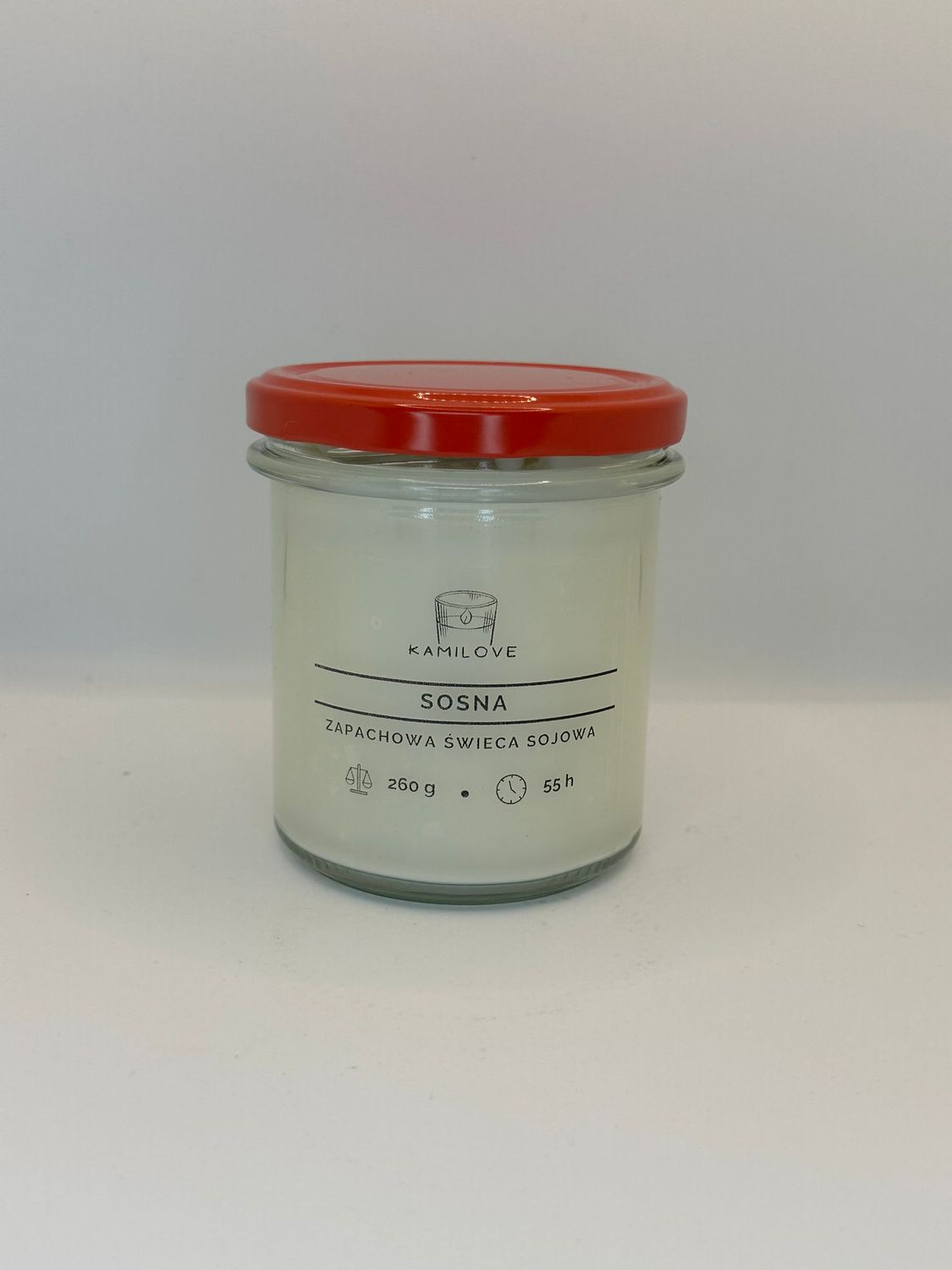 Świeca sojowa SOSNA