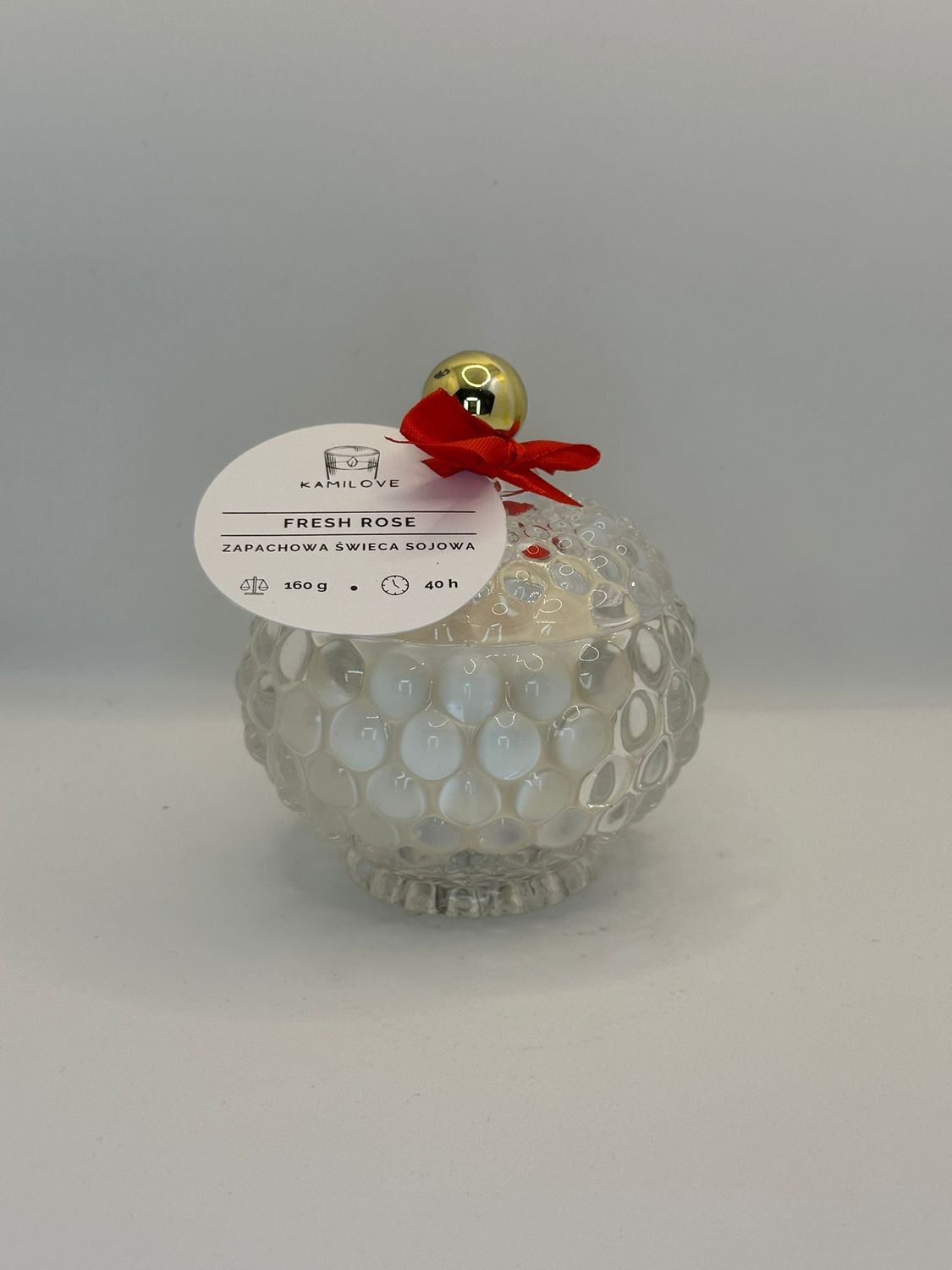Świeca sojowa FRESH ROSE