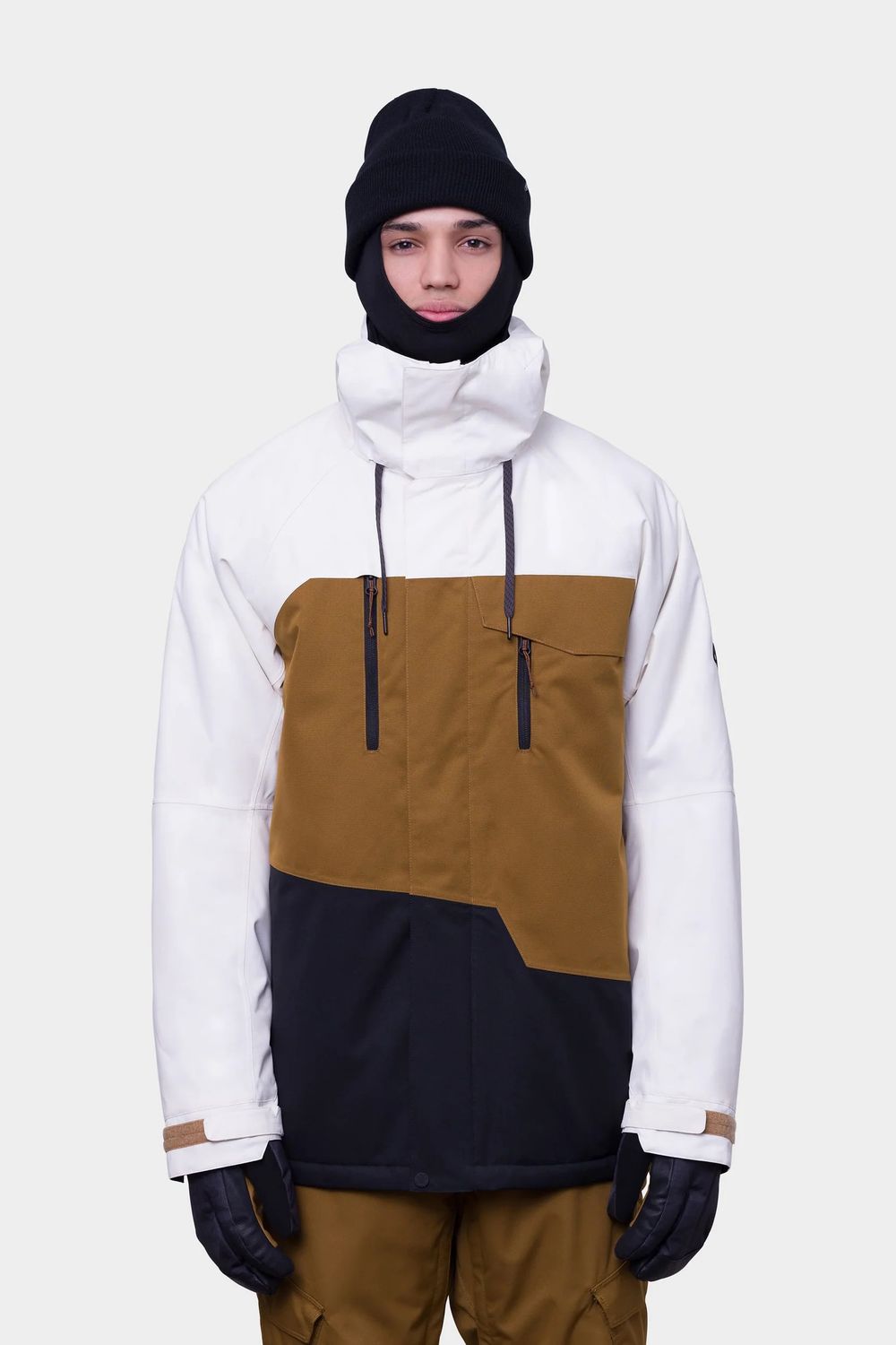 686 Men's Geo Insulated Jacket, Color: Birch Wash, Size: M