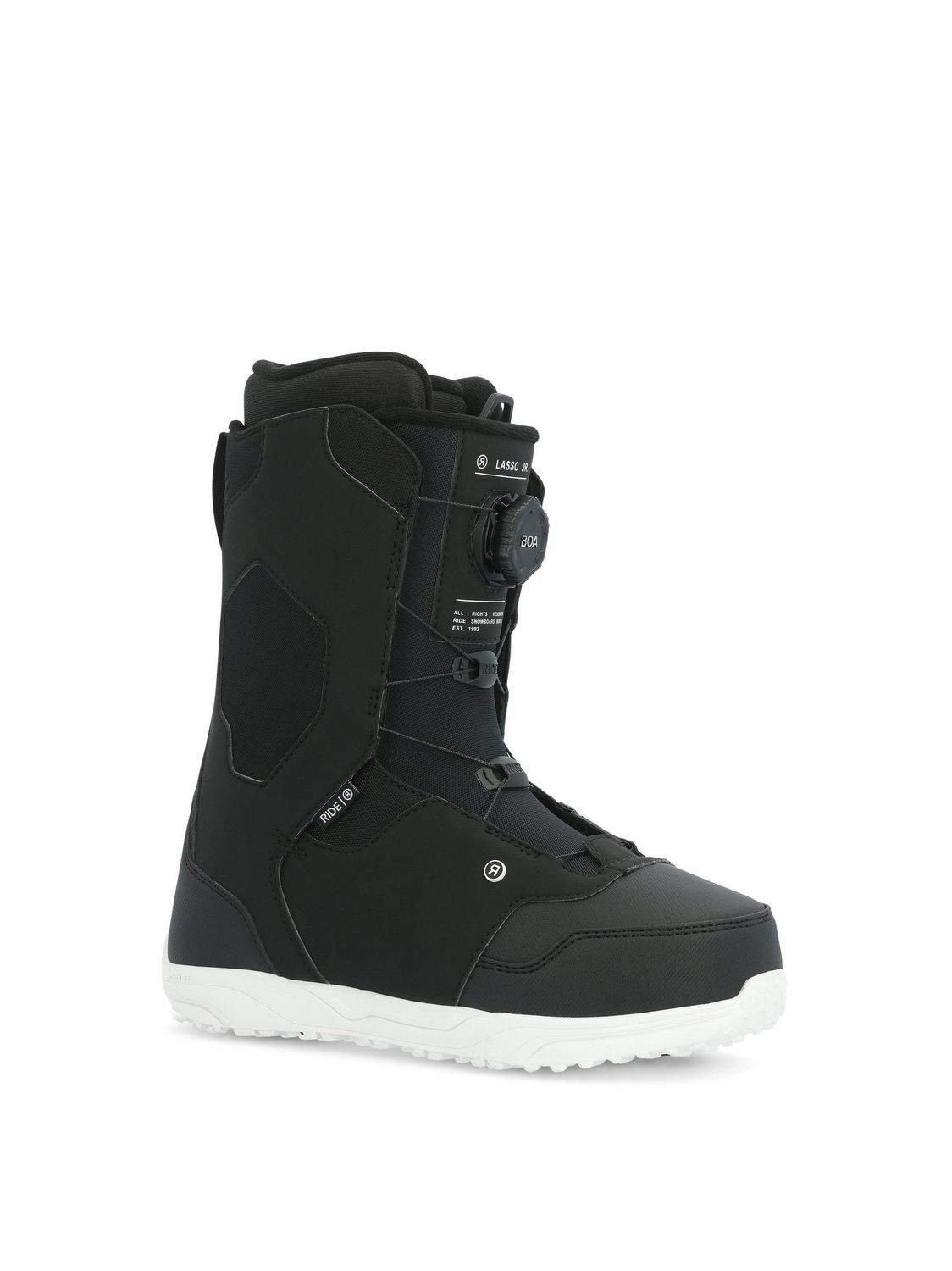 Ride Lasso Jr, Color: Black, Size: 4