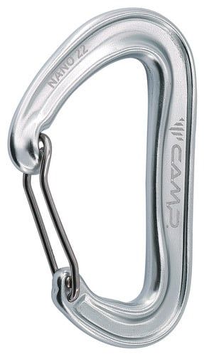 CAMP Nano 22 Carabiner, Color: Titanium